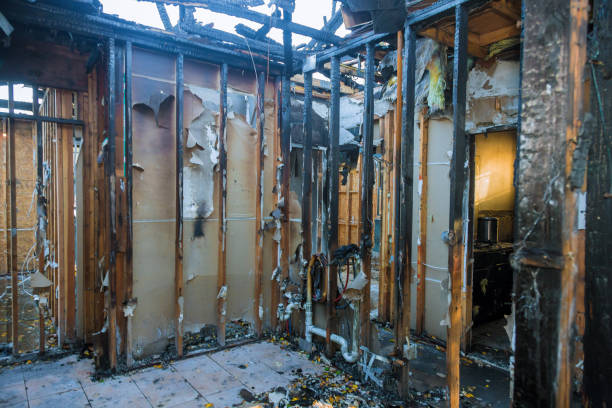 Professional Emergency Fire Cleanup technician working in Wilson, WI